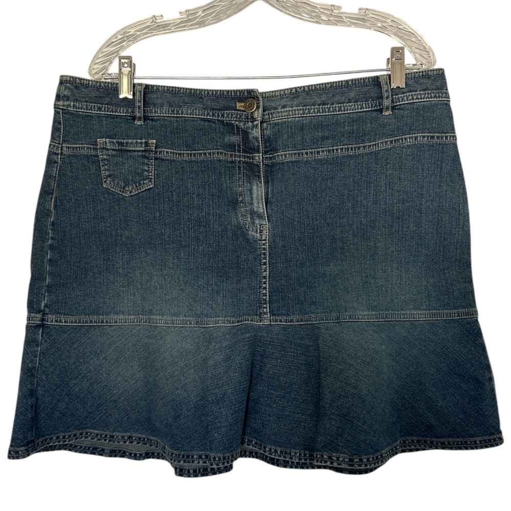 LOFT Denim Skirt Mermaid Style